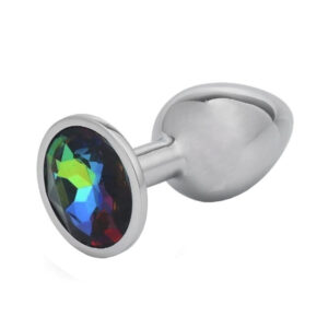 Plug anal bijou multicolore