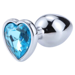 Plug anal coeur en metal