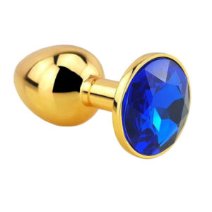 Plug anal metal couleur dore