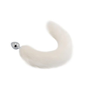 Plug queue de renard blanc
