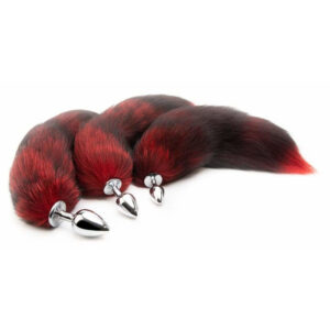 Plug queue de renard rouge