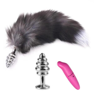 Plug queue de renard princesse avec vibro