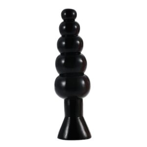 Plug anal gros en silicone noir