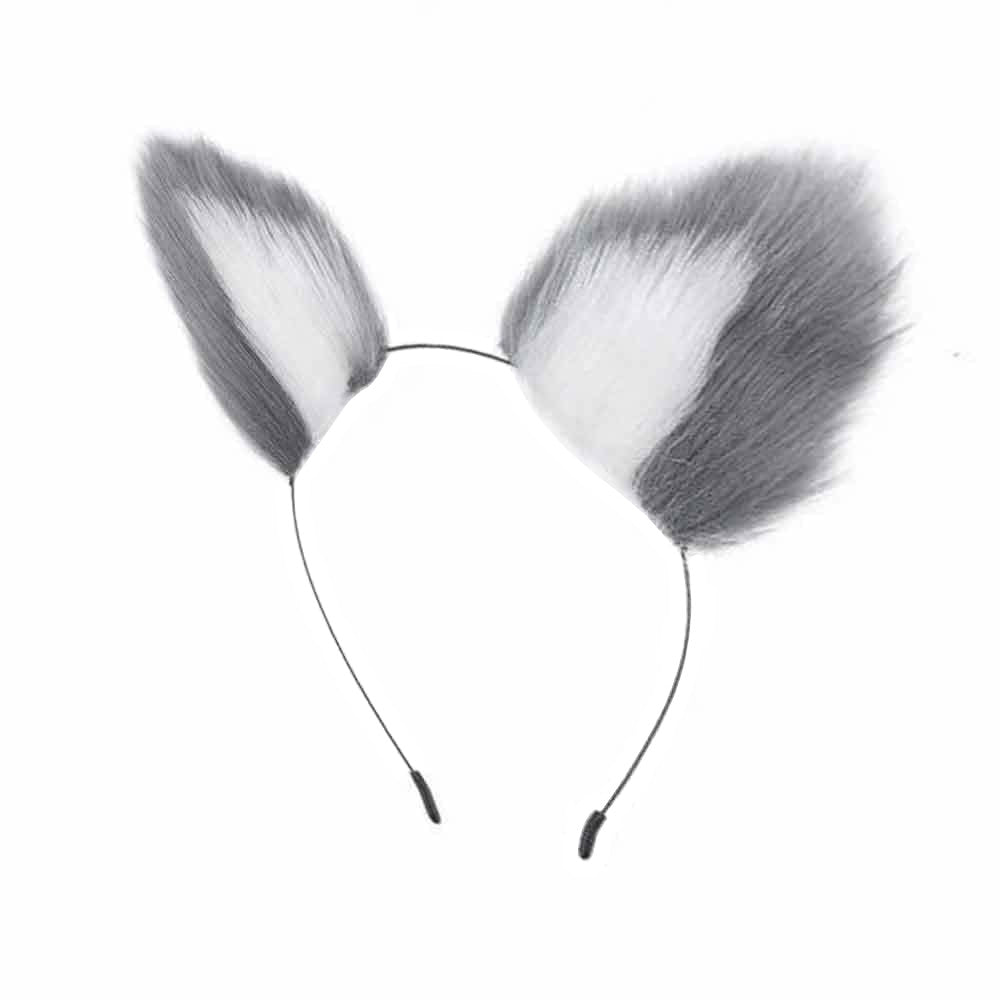 Oreilles de chat grises et blanches – Image 2